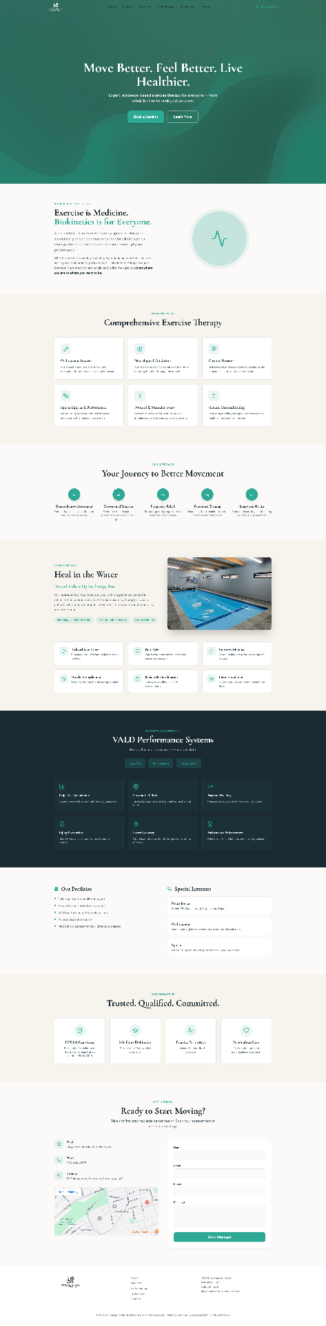 Michayla Holder Biokineticist homepage — exercise therapy and rehabilitation